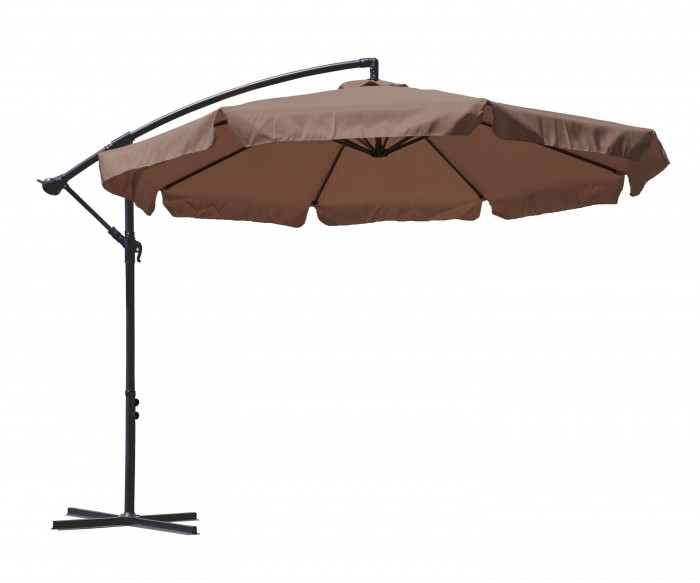 PARASOL OGRODOWY CZAPLA brązowy