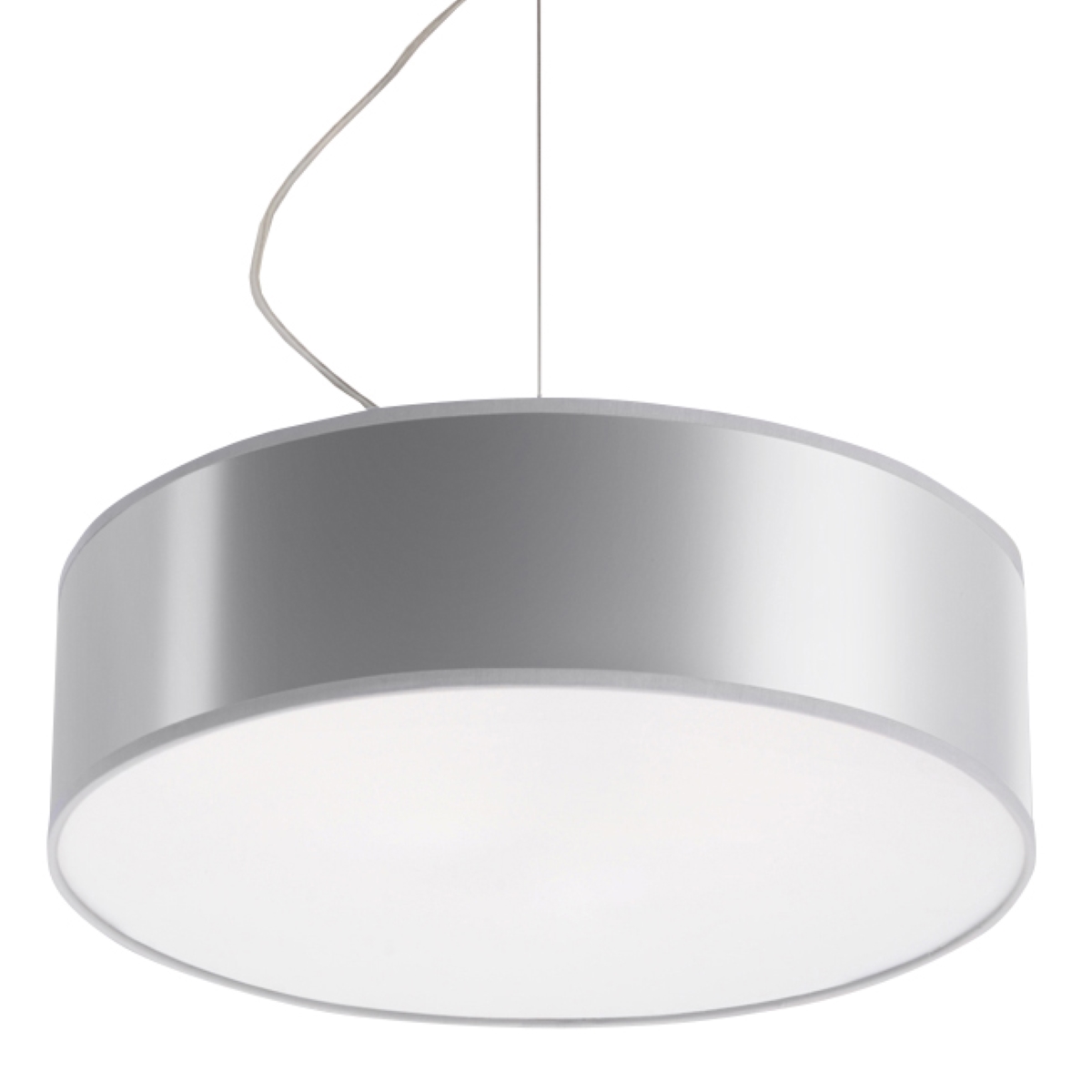 Lampa wisząca ARENA 35 szara 2xE27