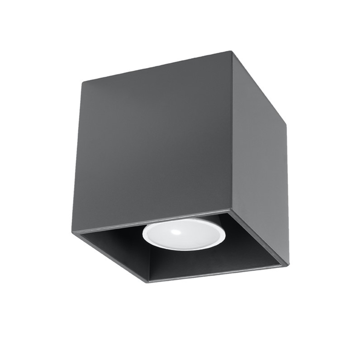 Lampa sufitowa QUAD 1 antracyt 1xG9