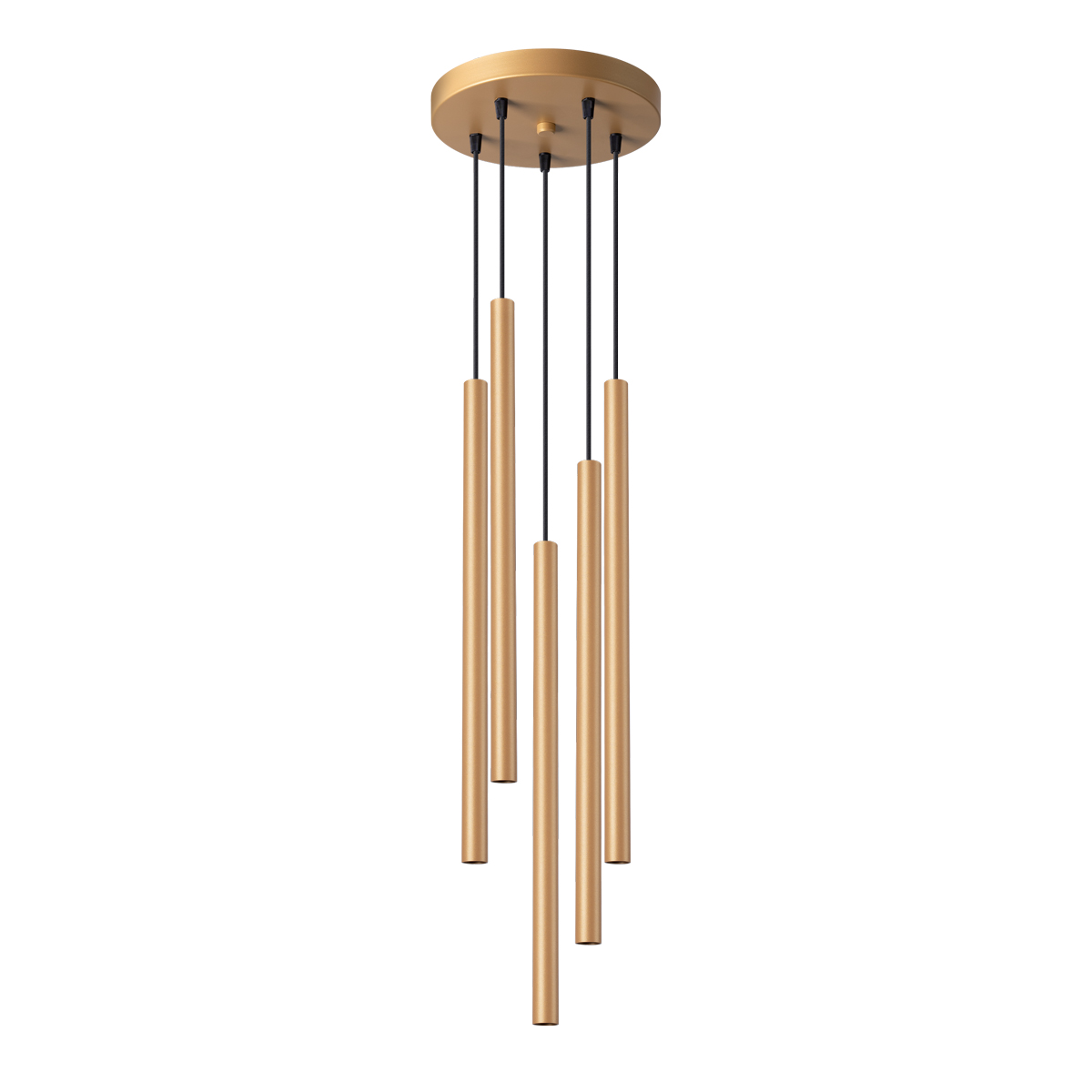 Lampa wisząca PASTELO 5P złota 5xG9