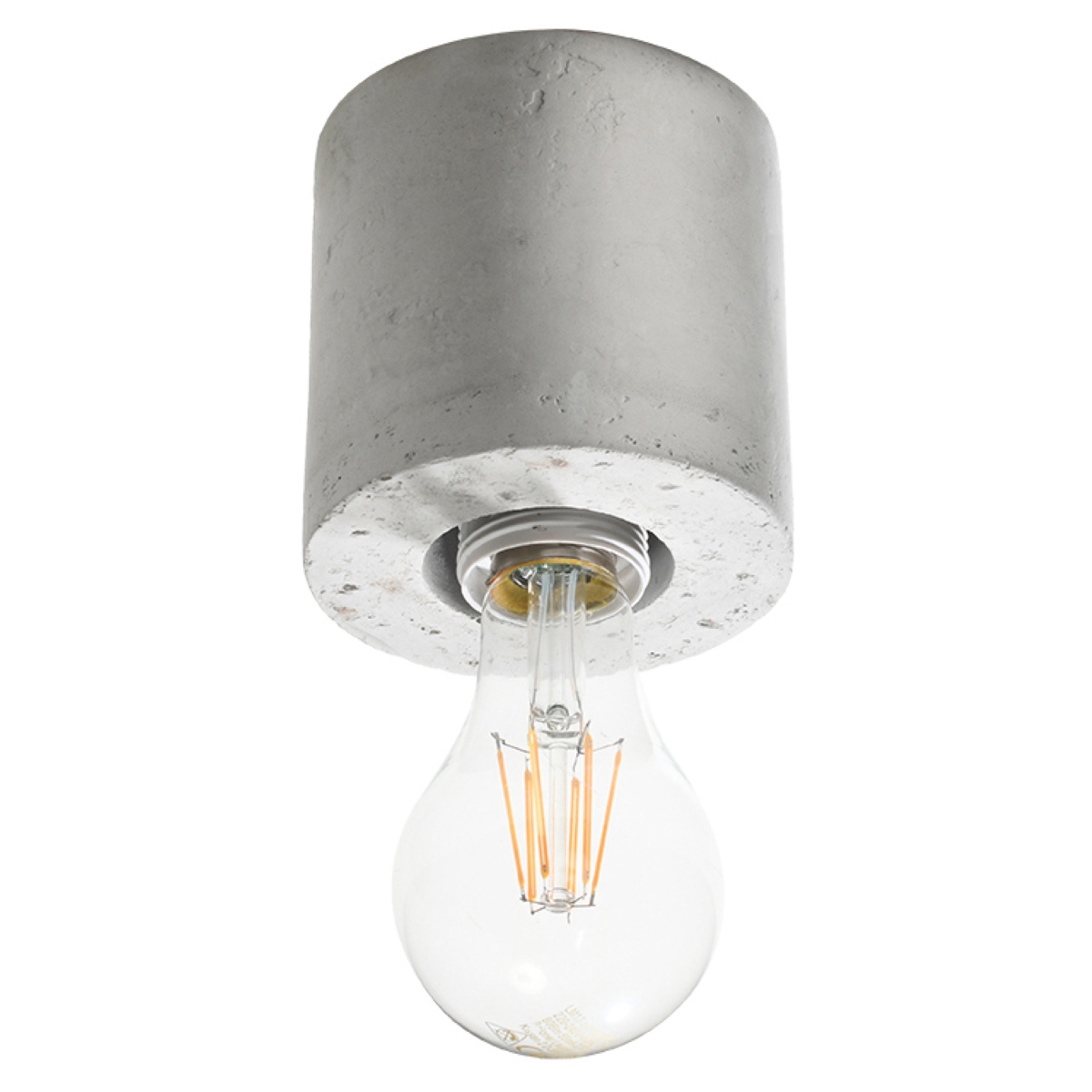 Lampa sufitowa SALGADO beton 1xE27