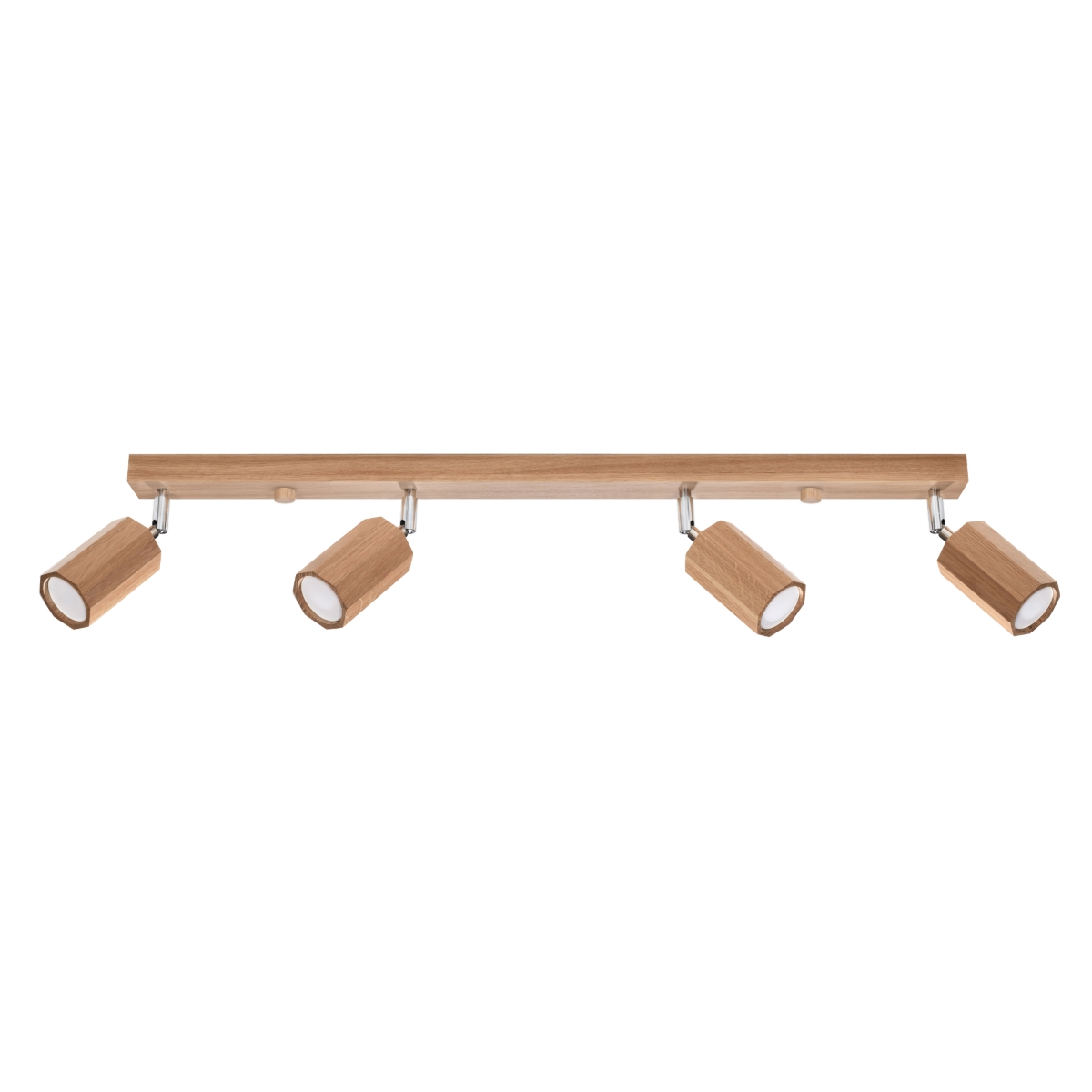 Lampa sufitowa ZEKE 4 dąb 4xGU10
