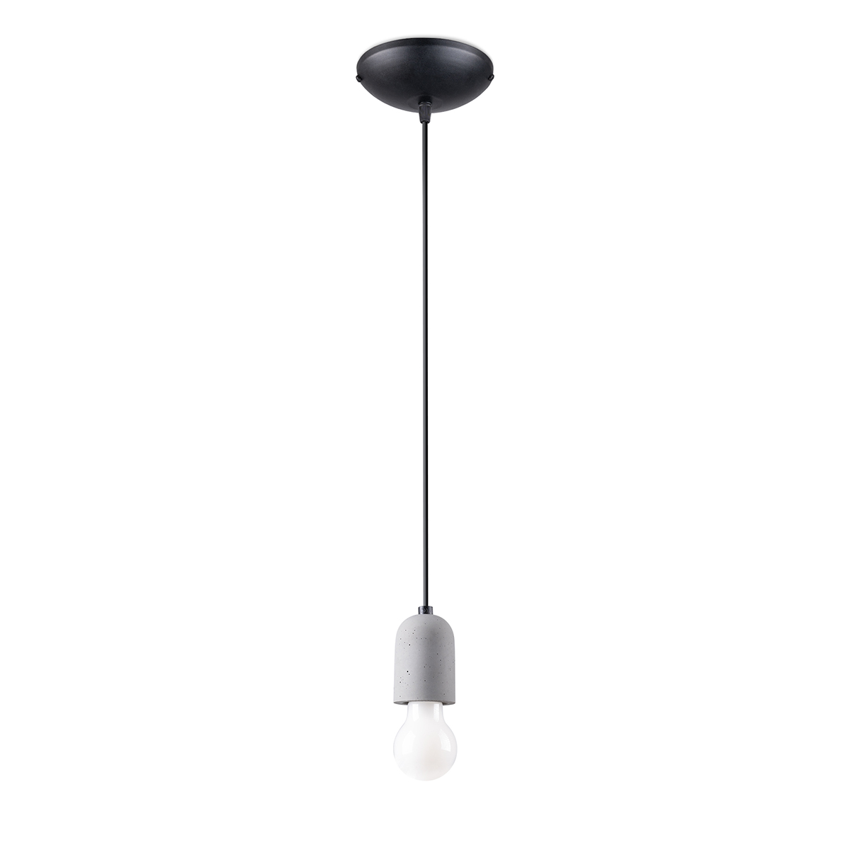 Lampa wisząca NESO 1 beton 1xE27