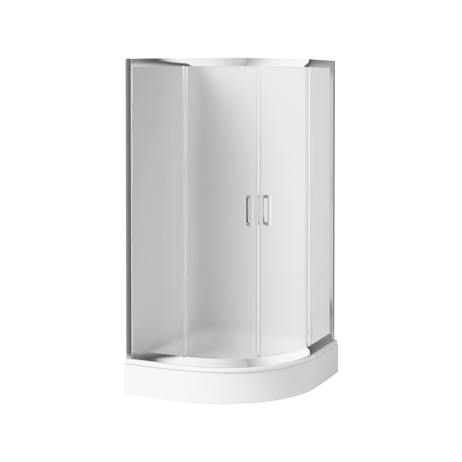 Kabina prysznicowa półokrągła 90x90 cm - wysokość 170 cm Deante