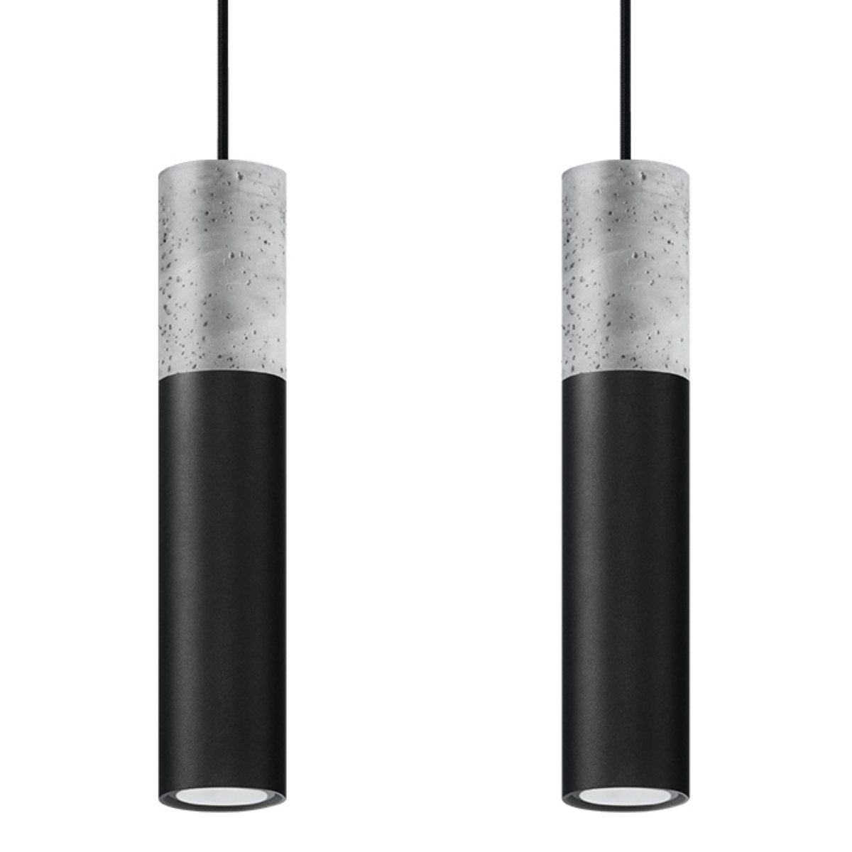 Lampa wisząca BORGIO 2 czarny 2xGU10