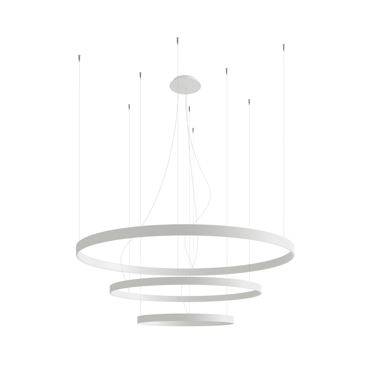 Żyrandol RIO 3 55/78/110 biały LED 3000K 1xLED