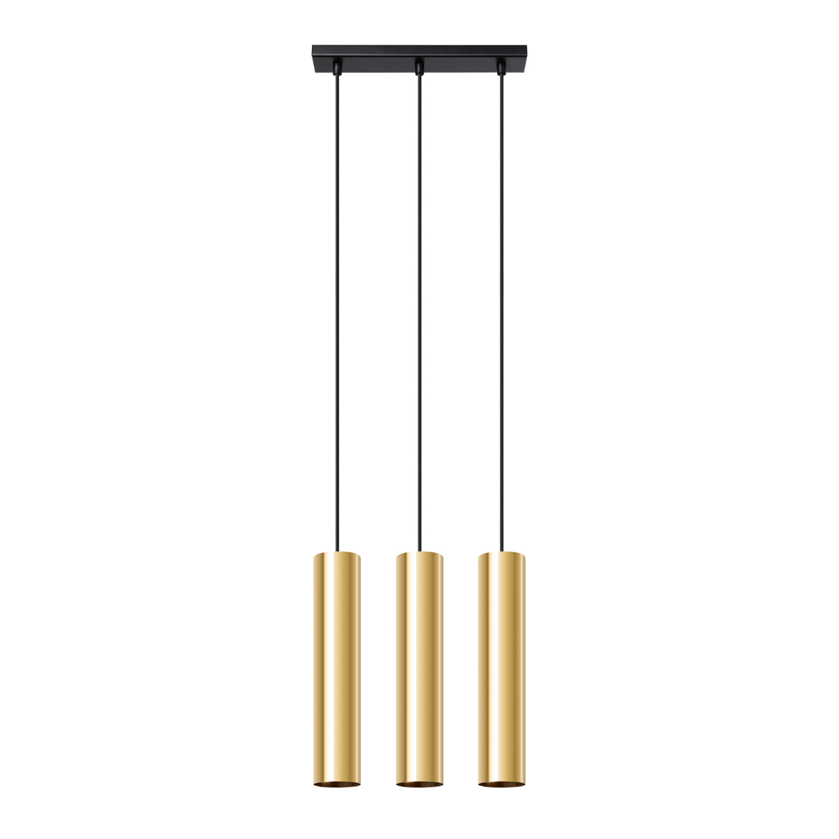 Lampa Wisząca LAGOS 3 złoty połysk 3xGU10