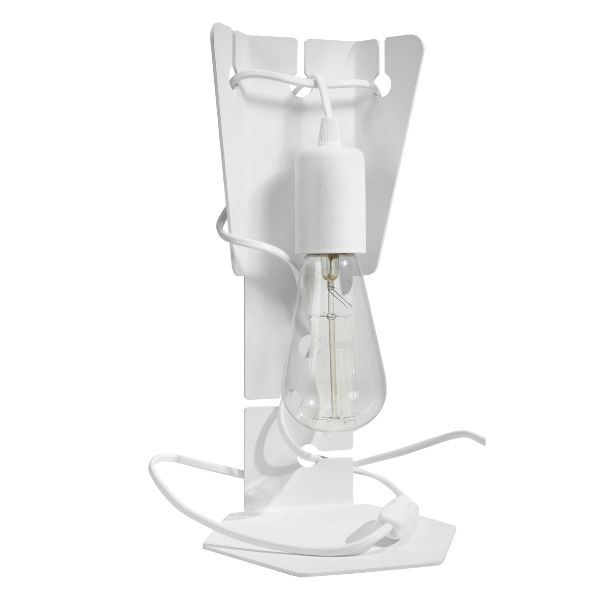 Lampa biurkowa ARBY biała 1xE27