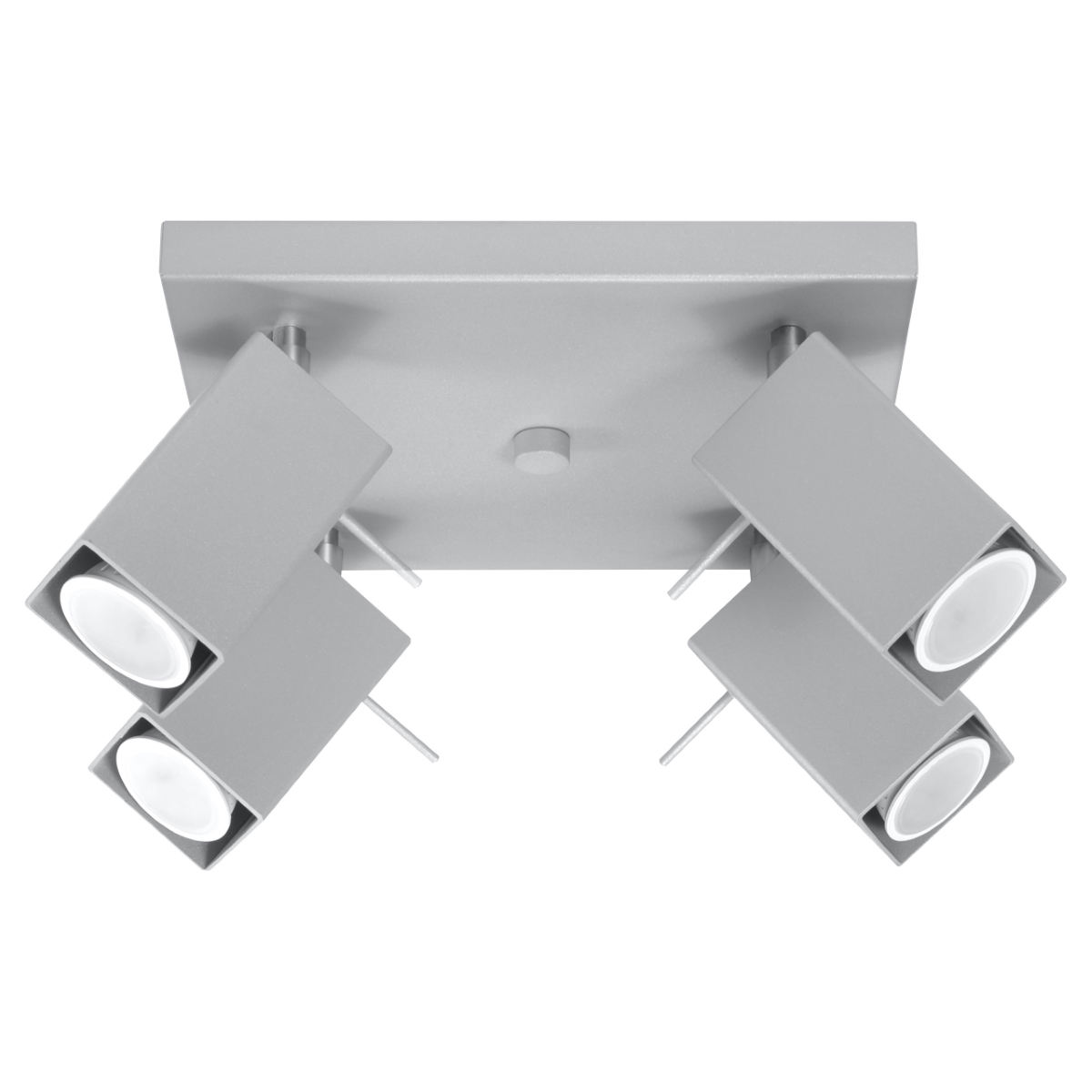 Lampa sufitowa MERIDA 4 szary 4xGU10