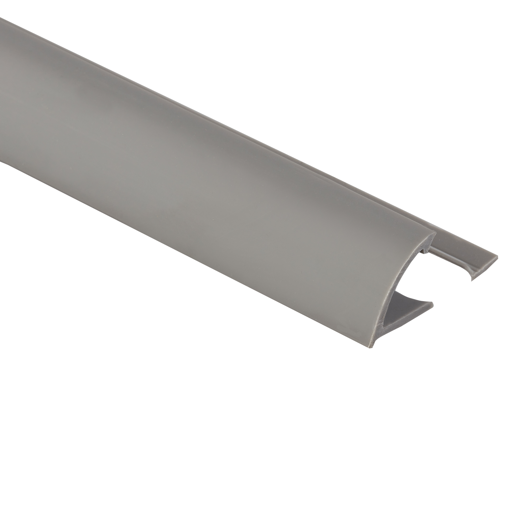 Listwa PCV 10mm/2,50m zew. Szary Średni