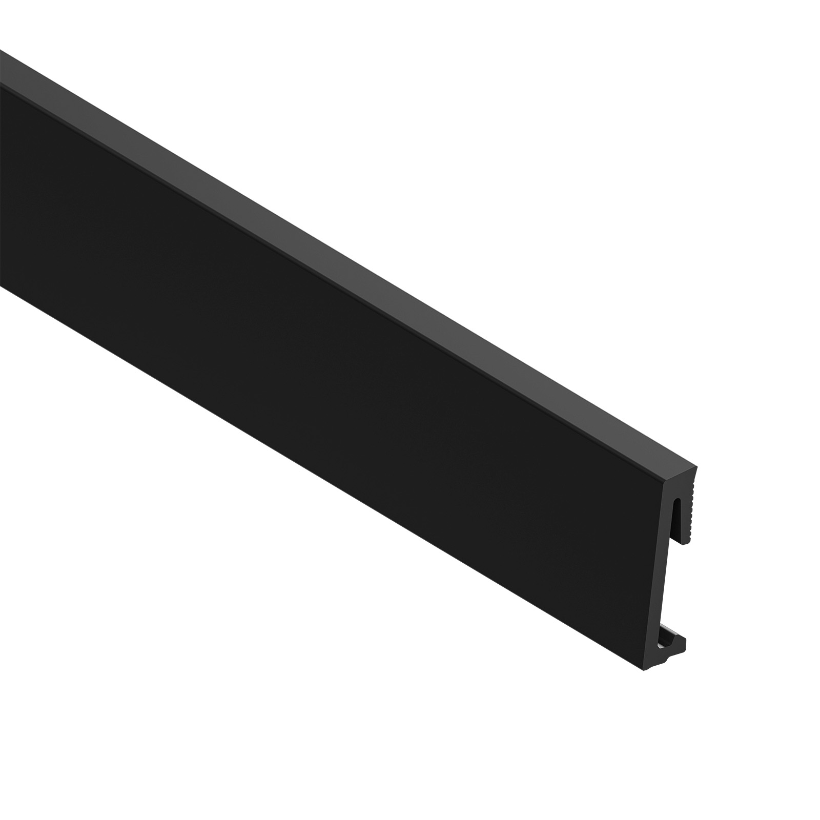 Listwa PS Alpha 60mm/2,2m Czarny folia