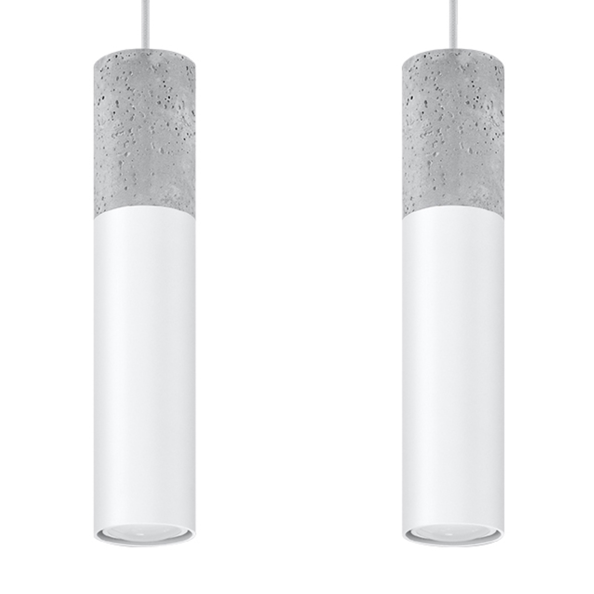 Lampa wisząca BORGIO 2 biały 2xGU10
