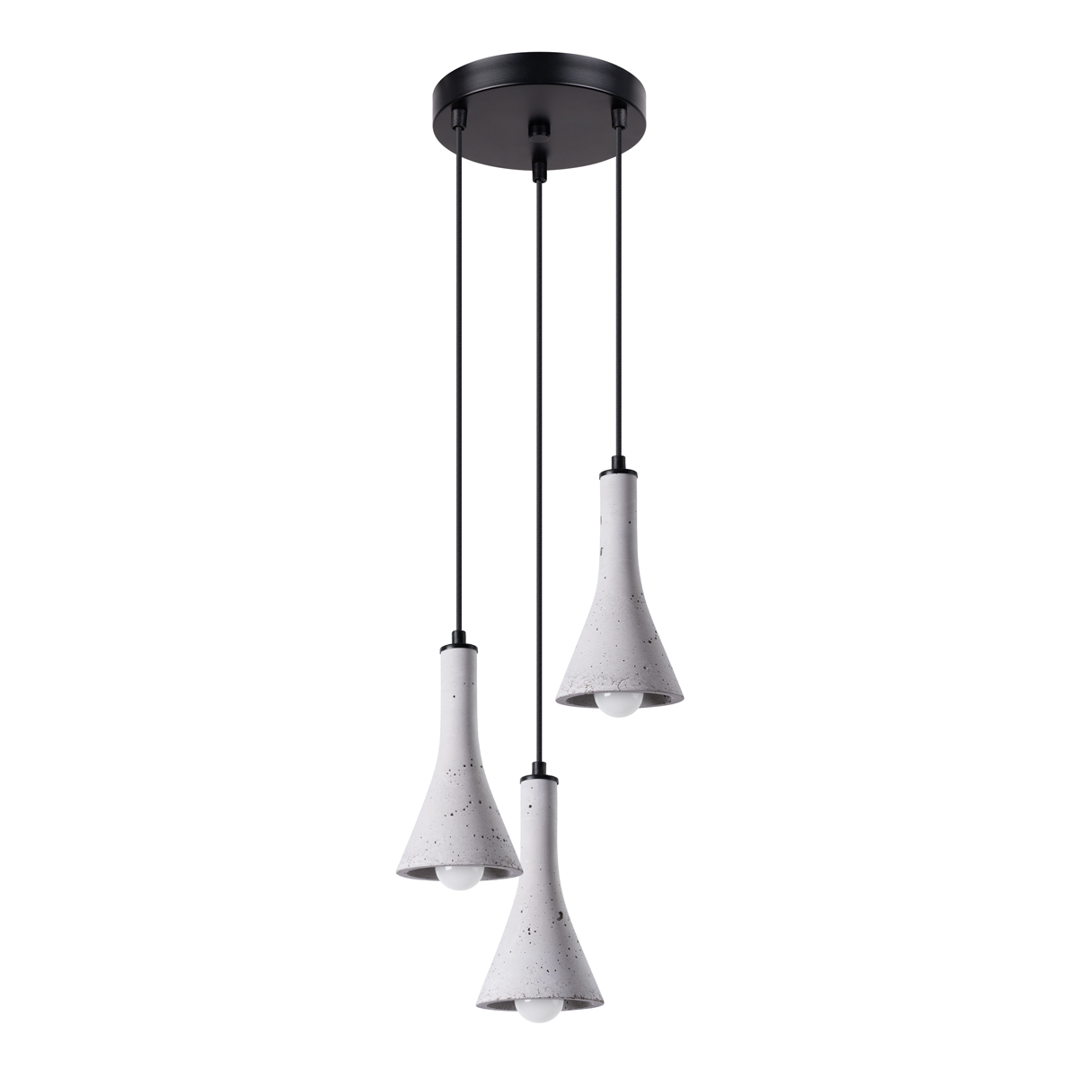 Lampa wisząca REA 3P beton 3xE14