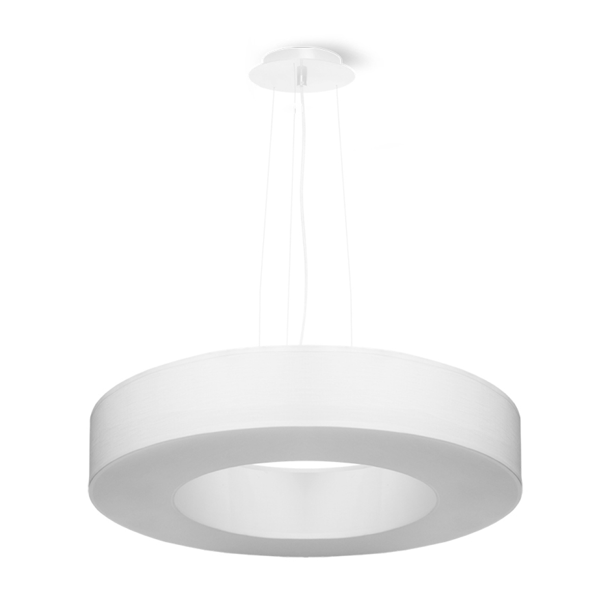 Żyrandol SATURNO SLIM 50 biały 5xE27