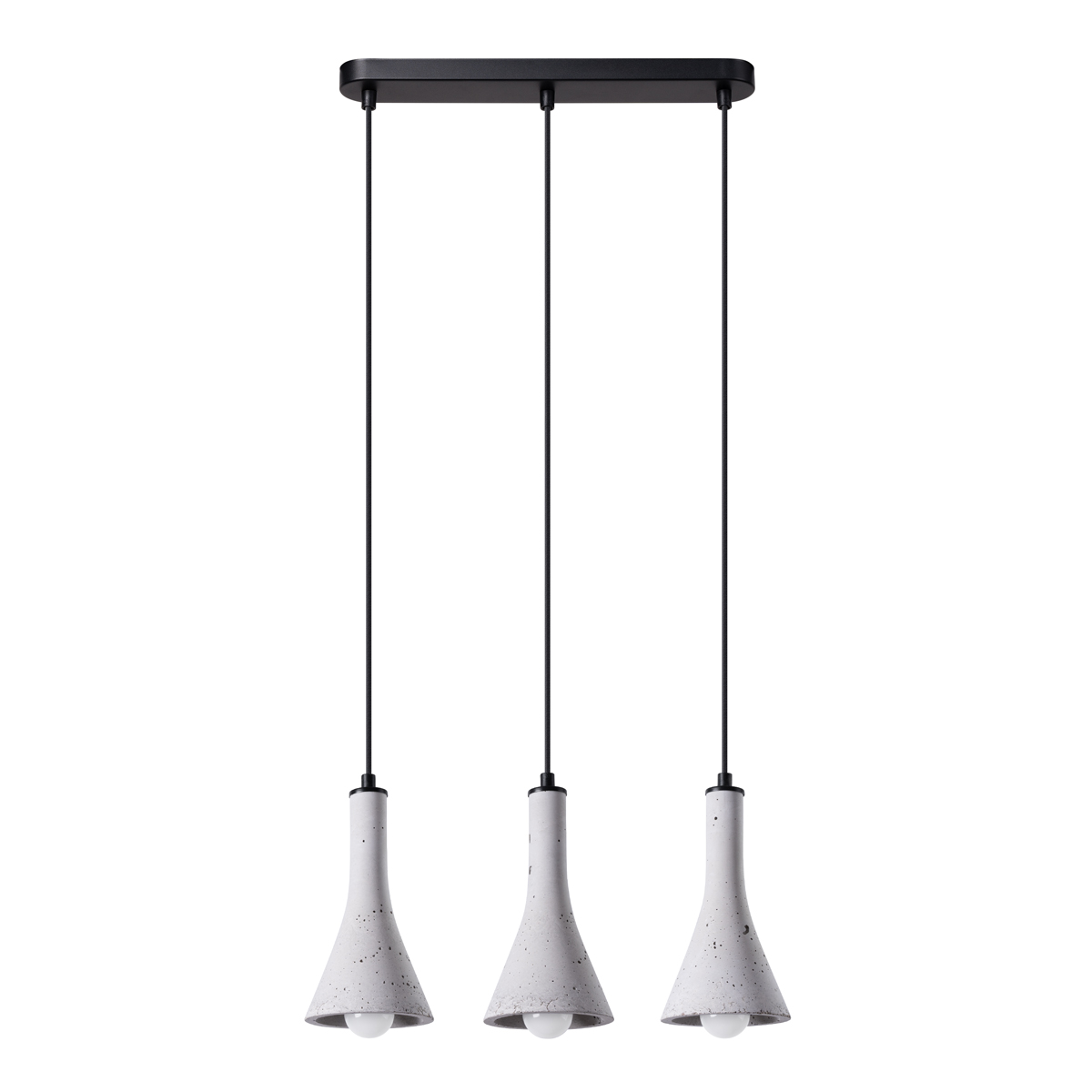 Lampa wisząca REA 3L beton 3xE14