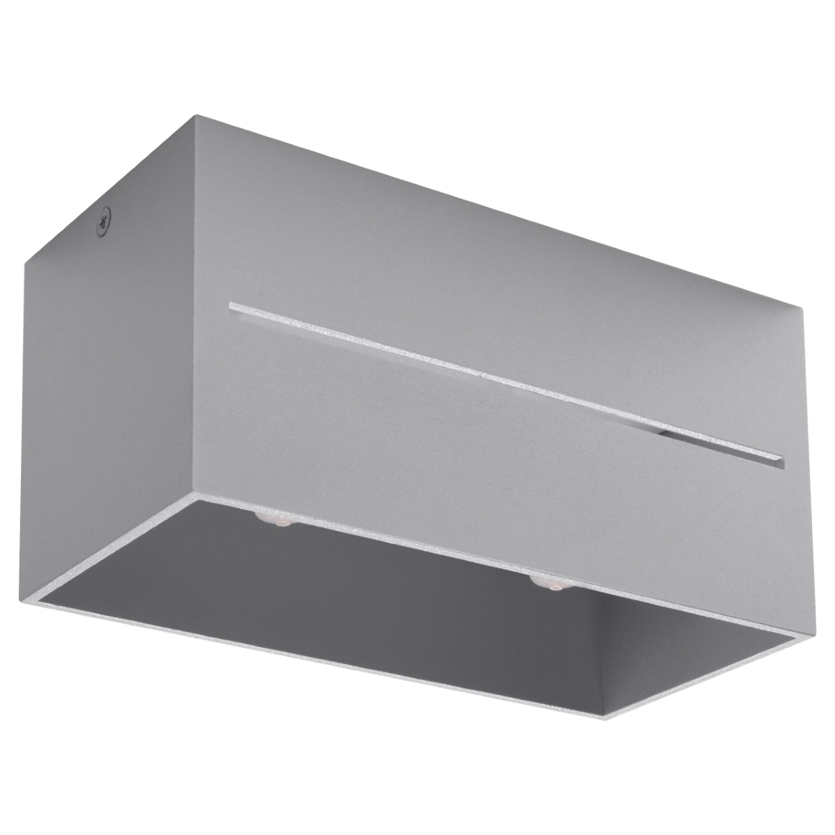 Lampa sufitowa LOBO MAXI szary 2xG9