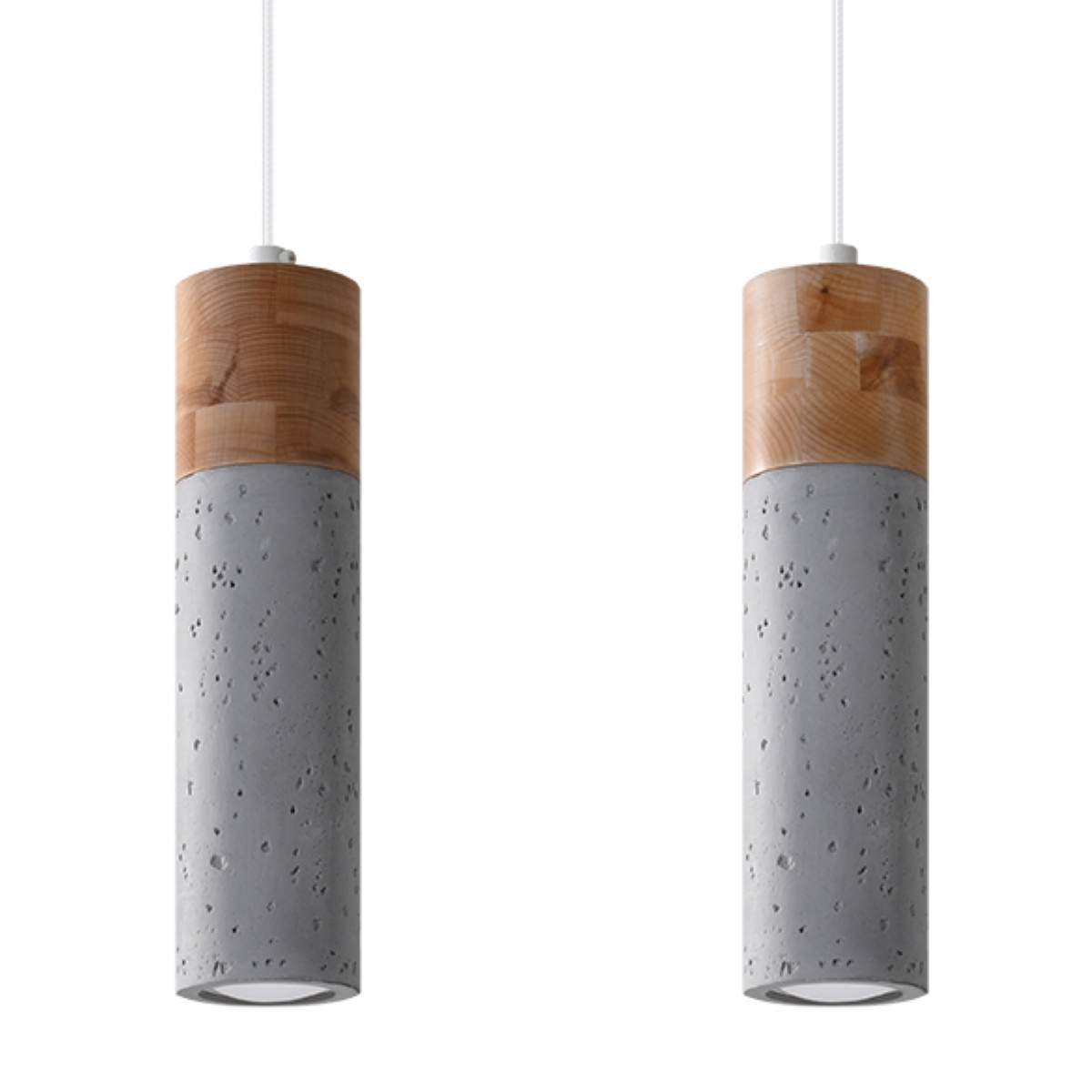 Lampa wisząca ZANE 2 szara 2xGU10