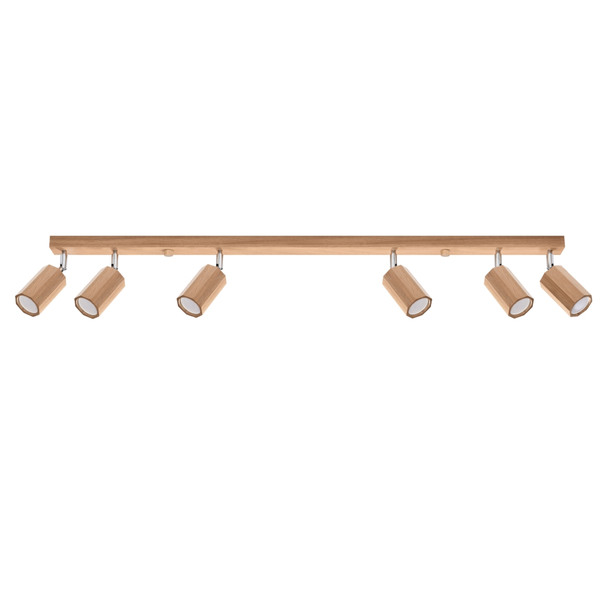 Lampa sufitowa ZEKE 6 dąb 6xGU10