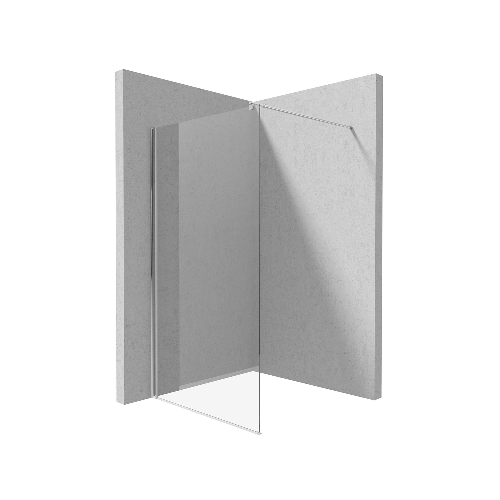 Ścianka prysznicowa / walk-in systemu Kerria Plus 110 cm Deante
