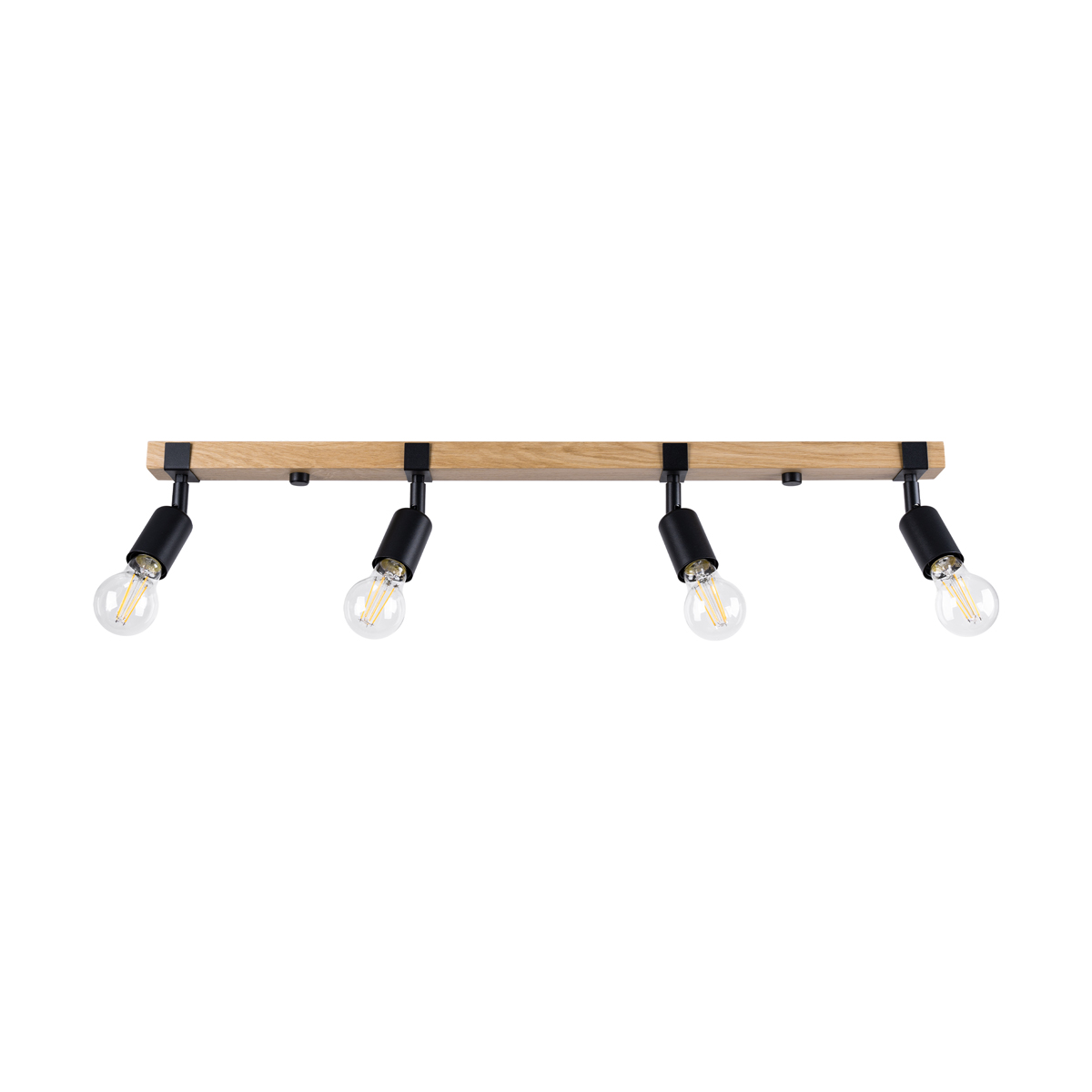 Lampa sufitowa ZUCA 4 czarny 4xE27