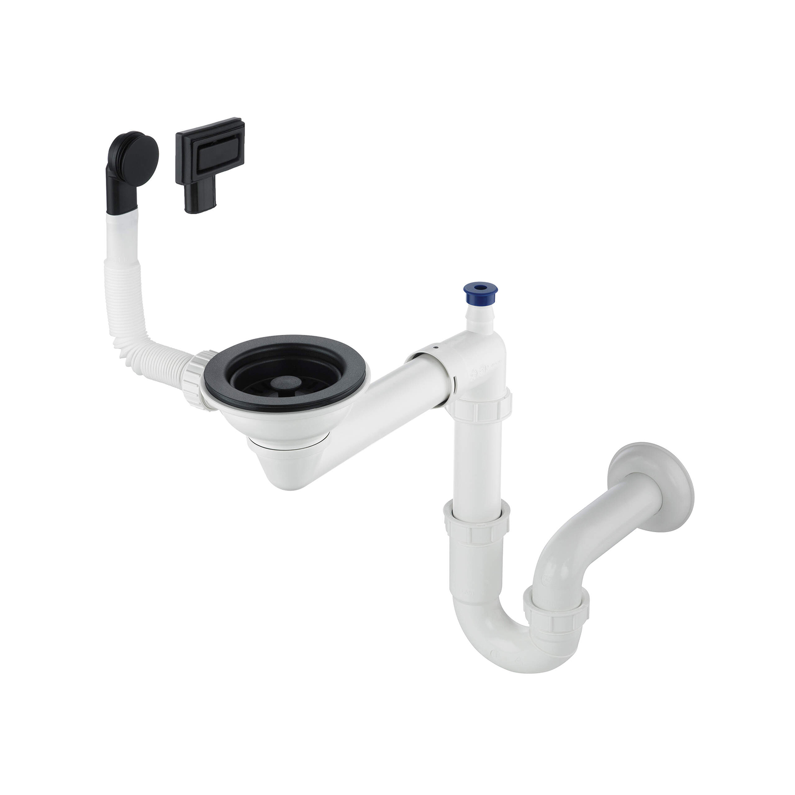 Syfon do zlewozmywaka granitowego 1-komorowego - Space-Saver Deante