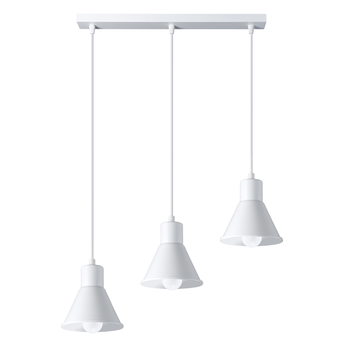 Lampa wisząca TALEJA 3 biała [E27] 3xE27