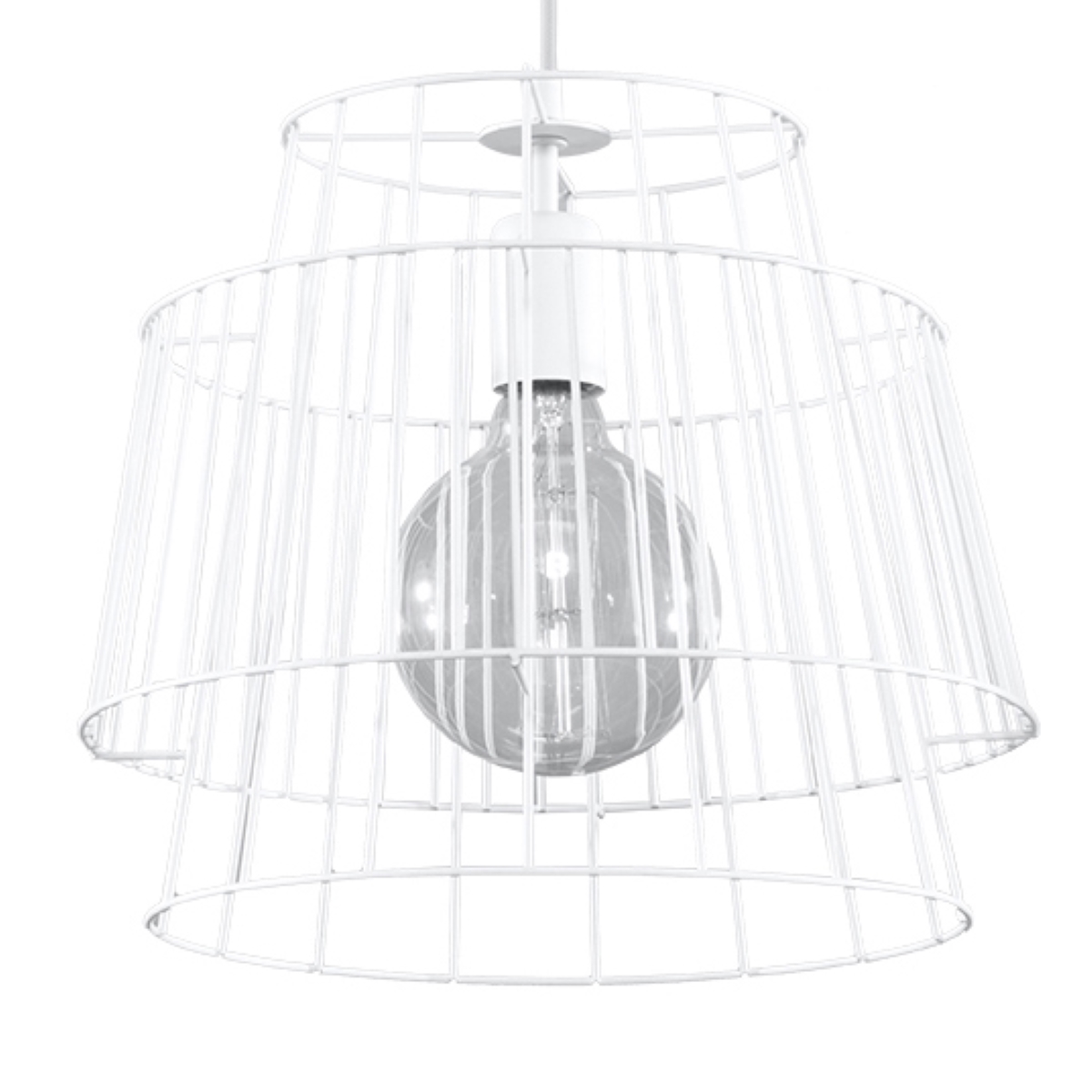 Lampa wisząca GATE biały 1xE27