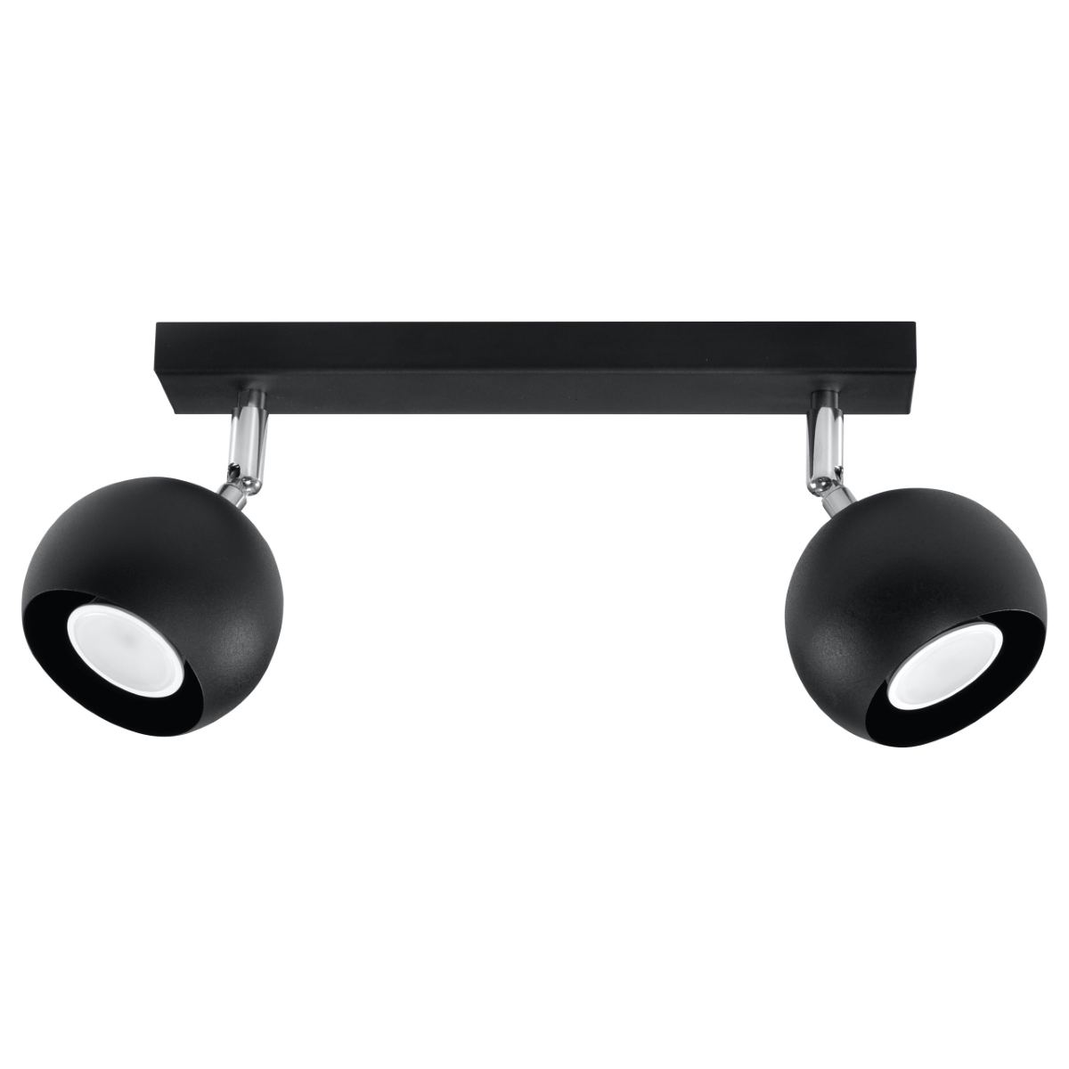 Lampa sufitowa OCULARE 2 czarny 2xGU10