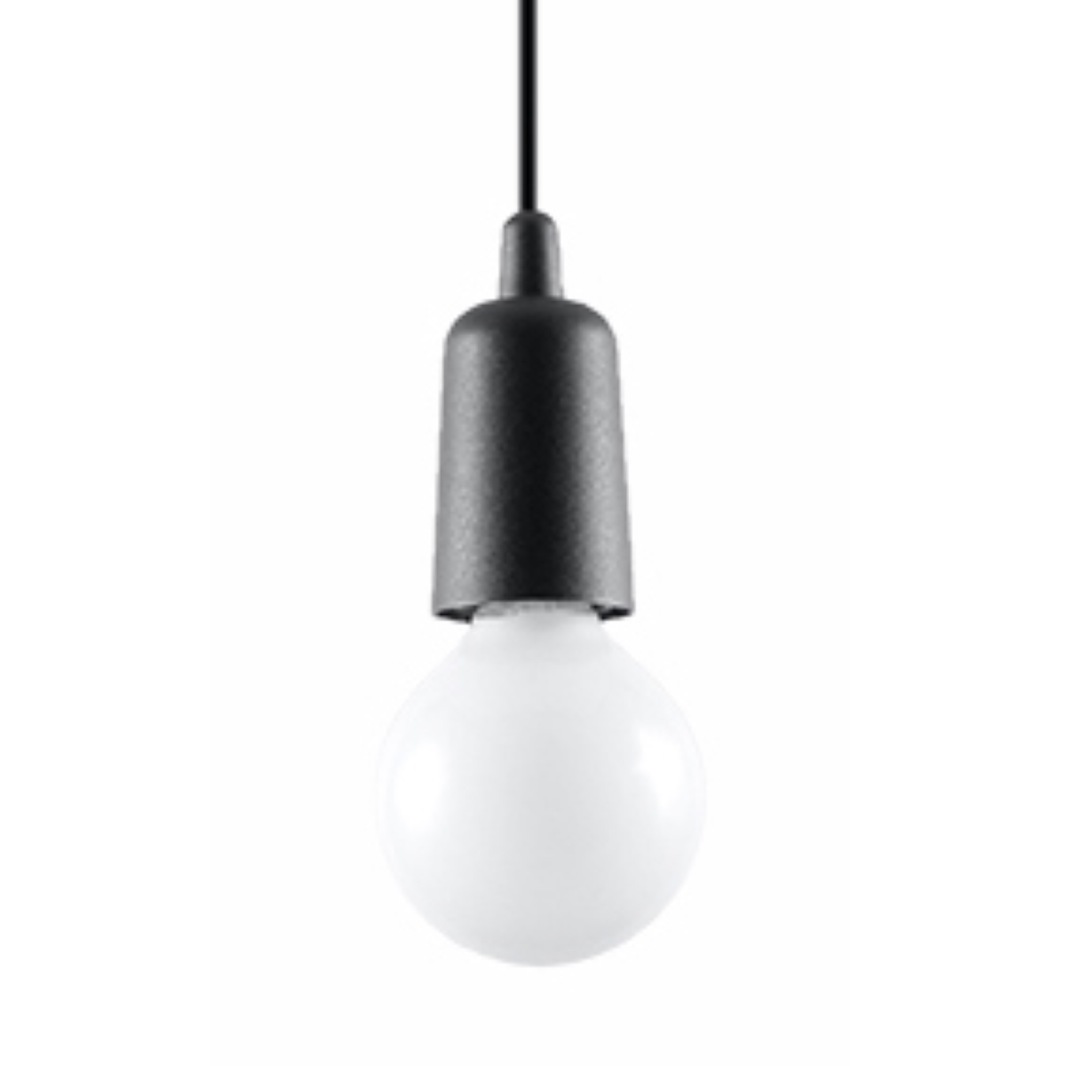 Lampa wisząca DIEGO 1 czarna 1xE27