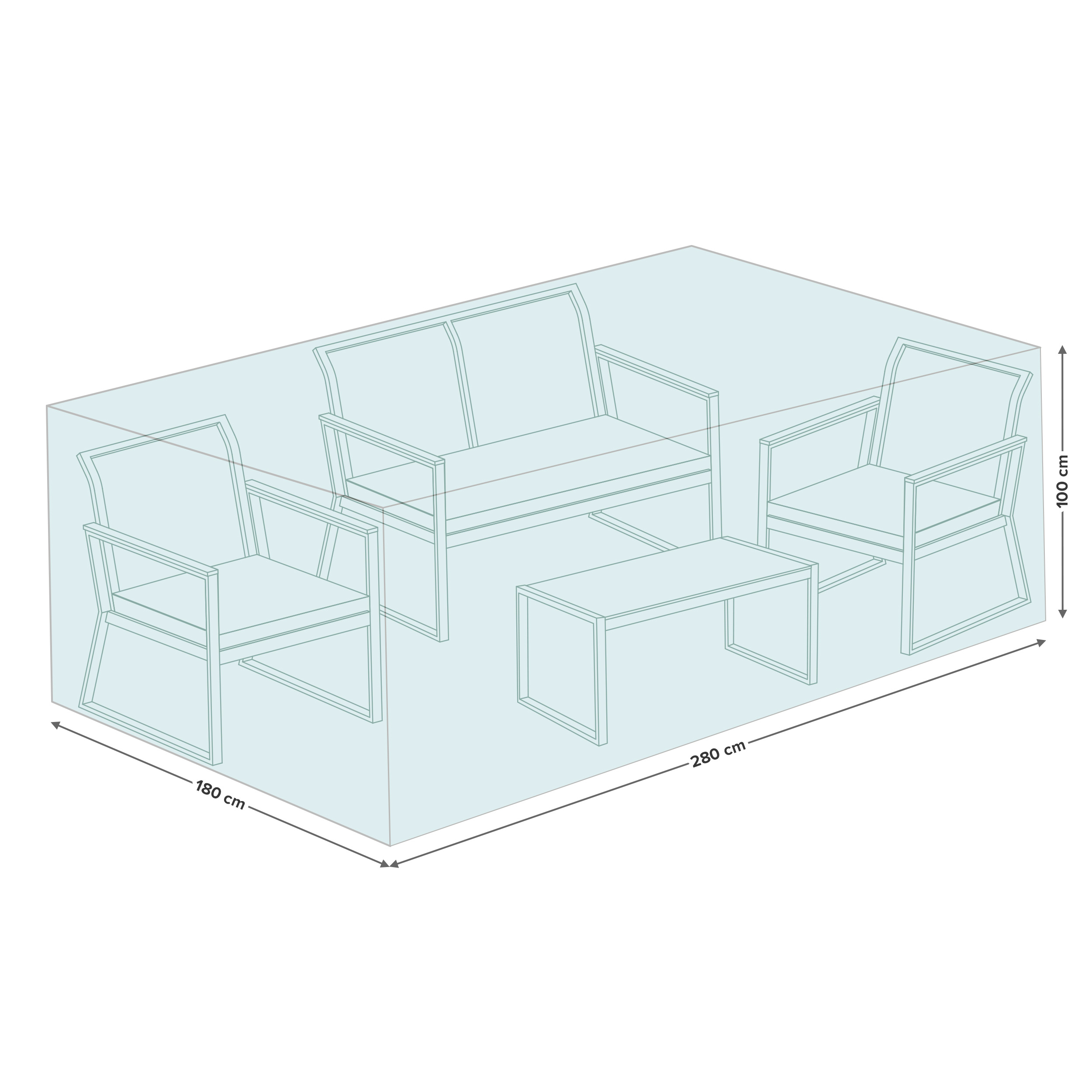 POKROWIEC NA CS 280x180x100cm