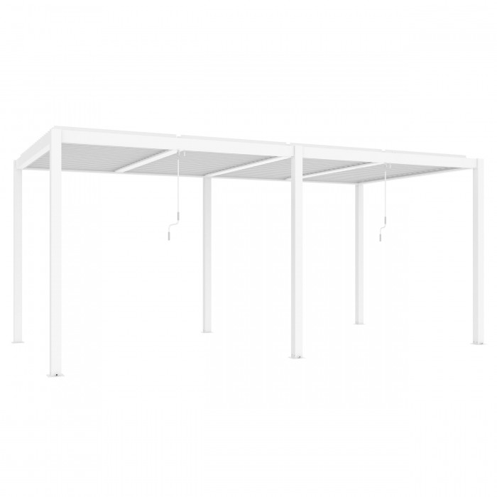 Pergola LUXE 5.8x4m biała