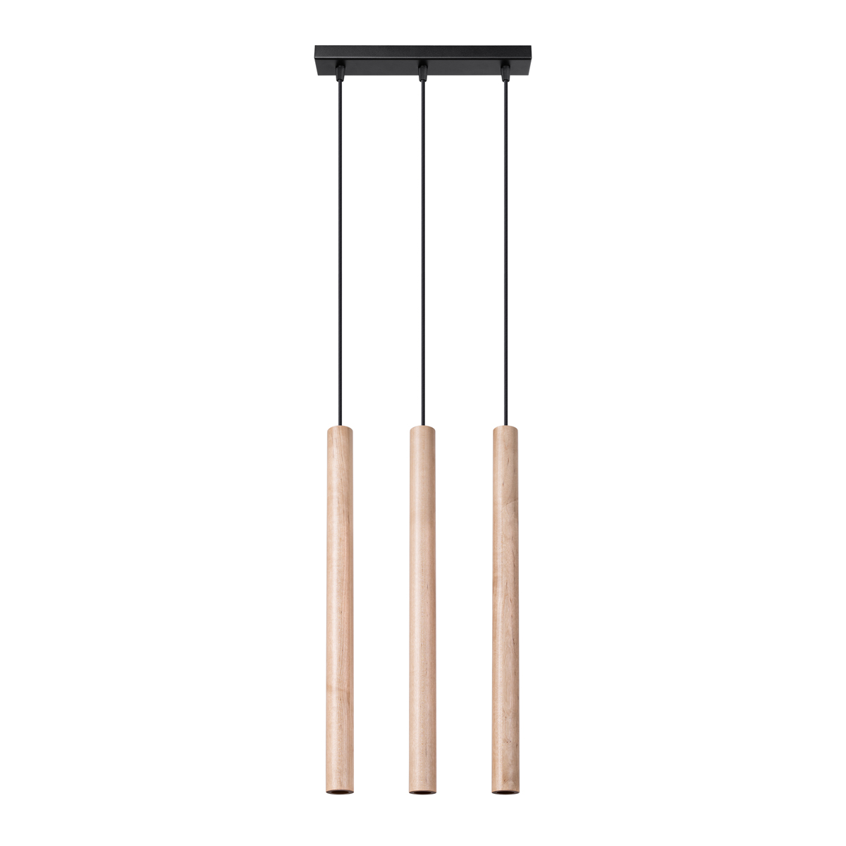 Lampa wisząca PASTELO 3L drewno 3xG9