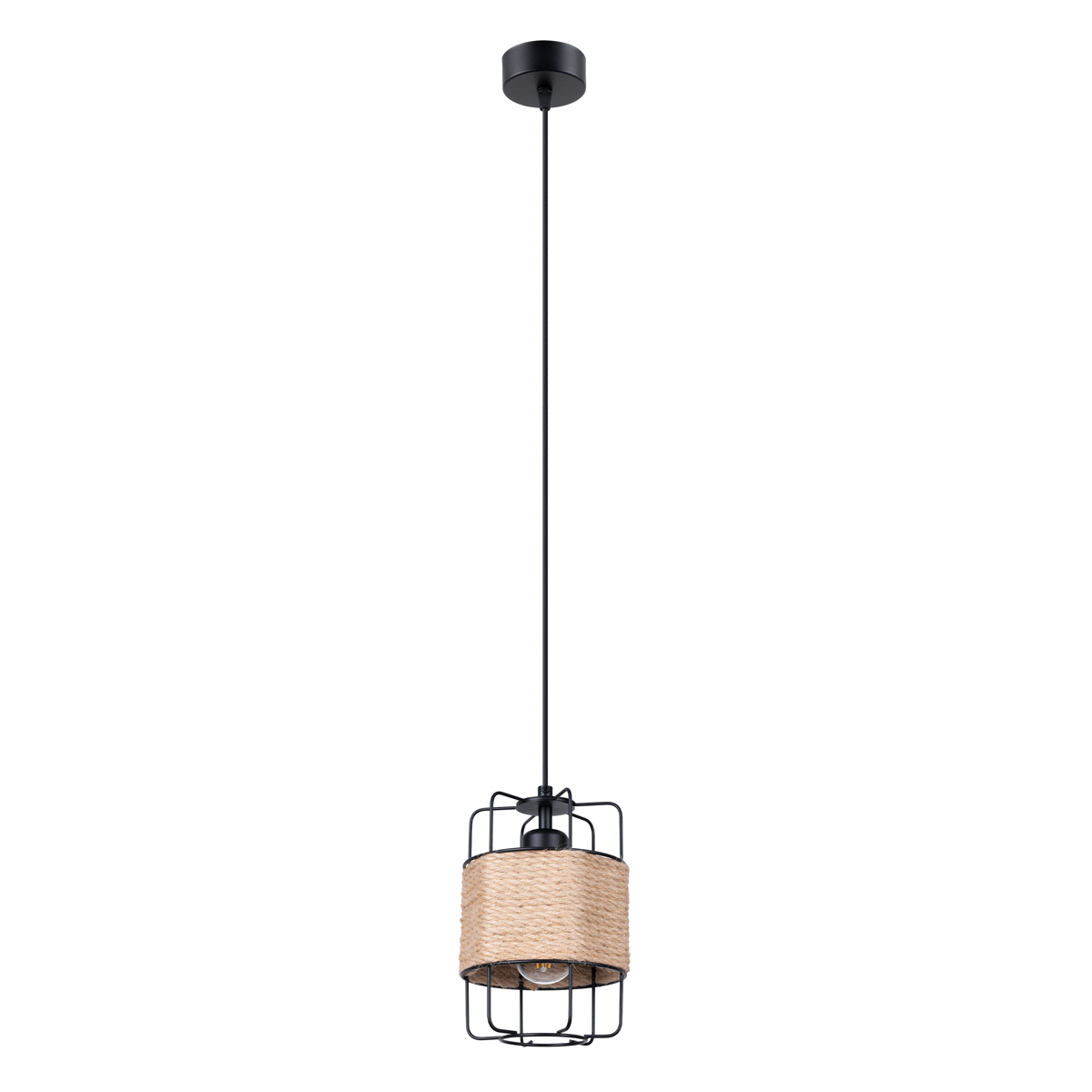 Lampa wisząca GIZUR 1 czarny 1xE27