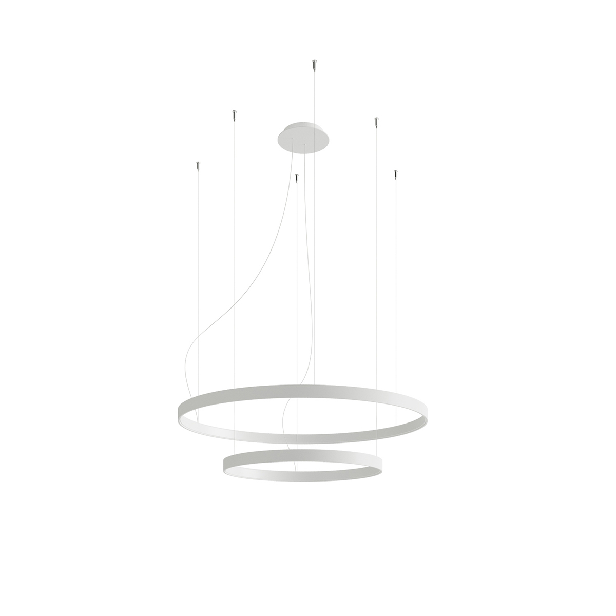 Żyrandol RIO 2 55/78 biały LED 3000K 1xLED