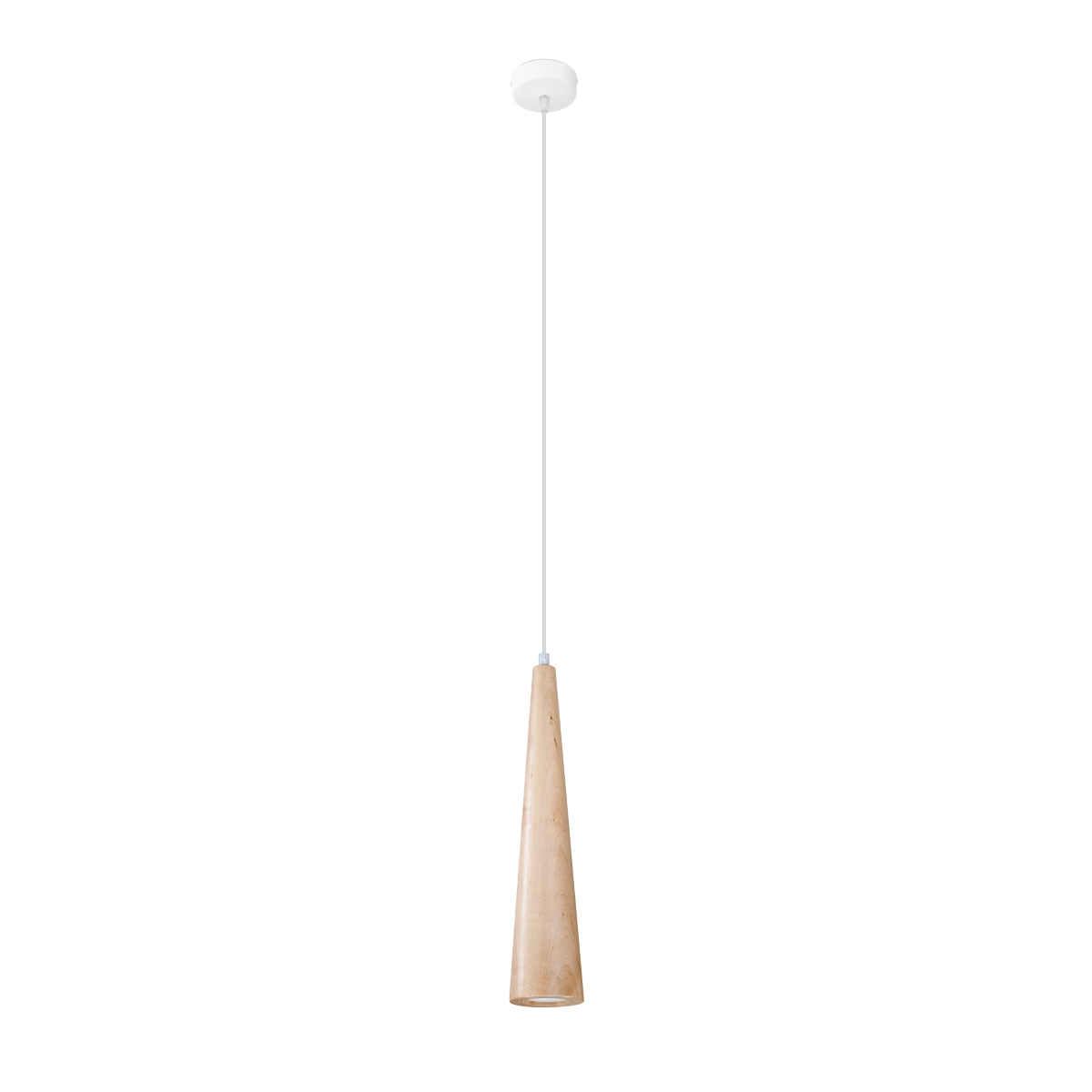 Lampa wisząca SULA 1 naturalne drewno 1xGU10
