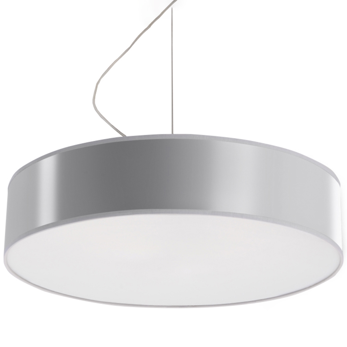 Lampa wisząca ARENA 45 szara 3xE27