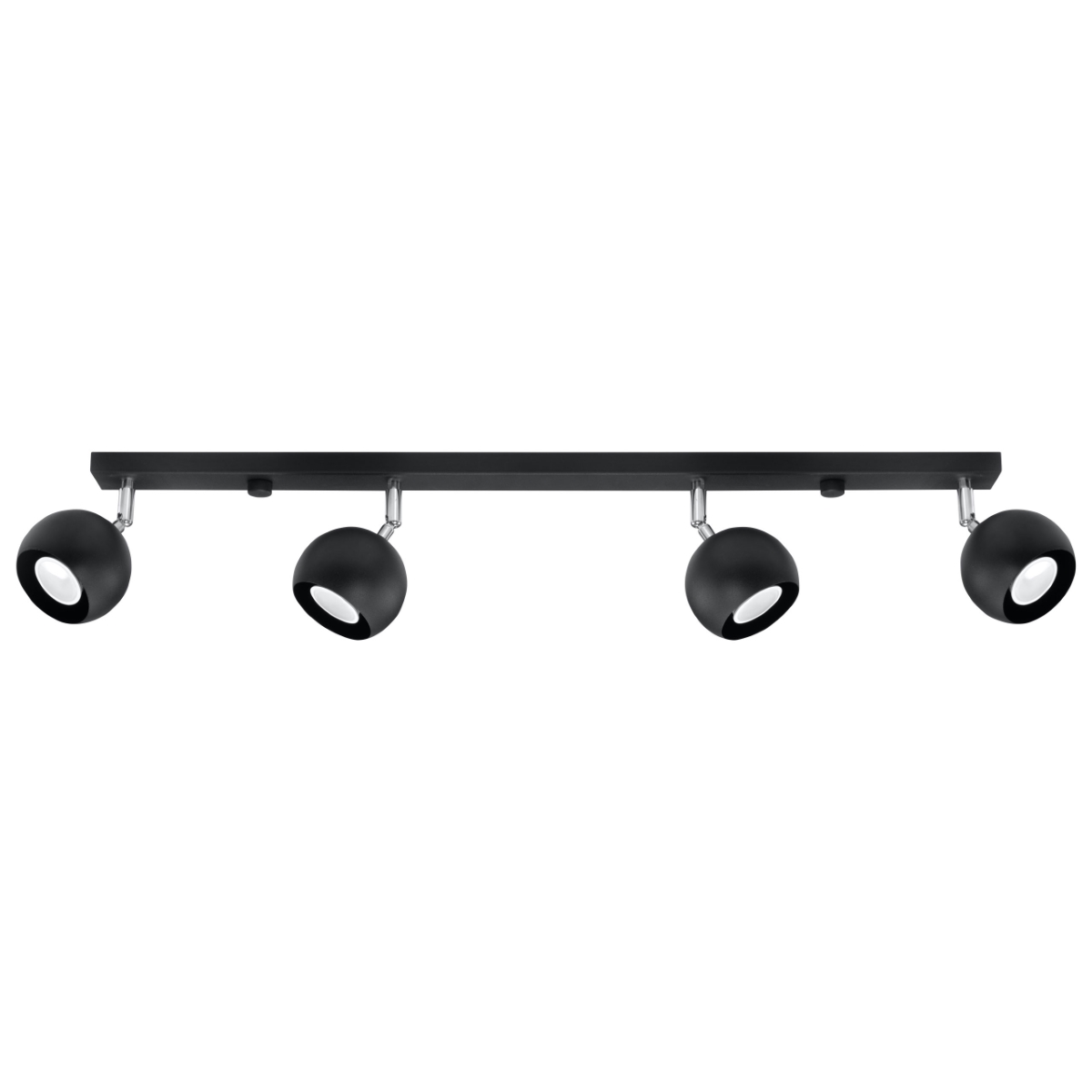Lampa sufitowa OCULARE 4L czarny 4xGU10
