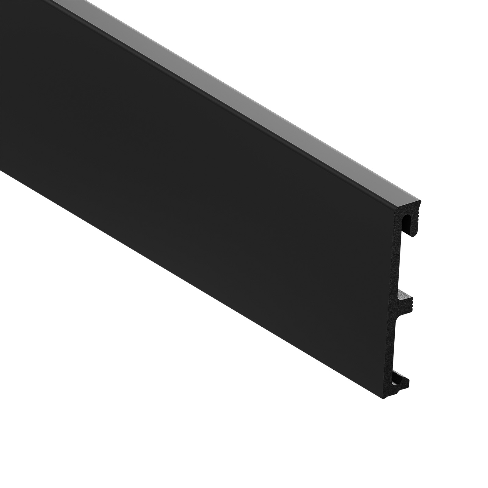 Listwa PS Alpha 100mm/2,4m Czarny