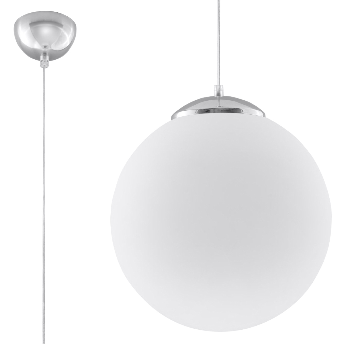 Lampa wisząca UGO 40 chrom 1xE27