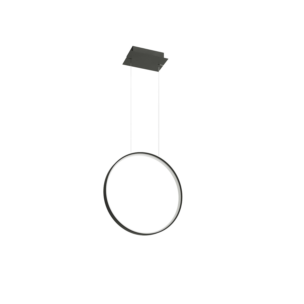 Lampa wisząca RIO 55 czarny LED 4000K 1xLED