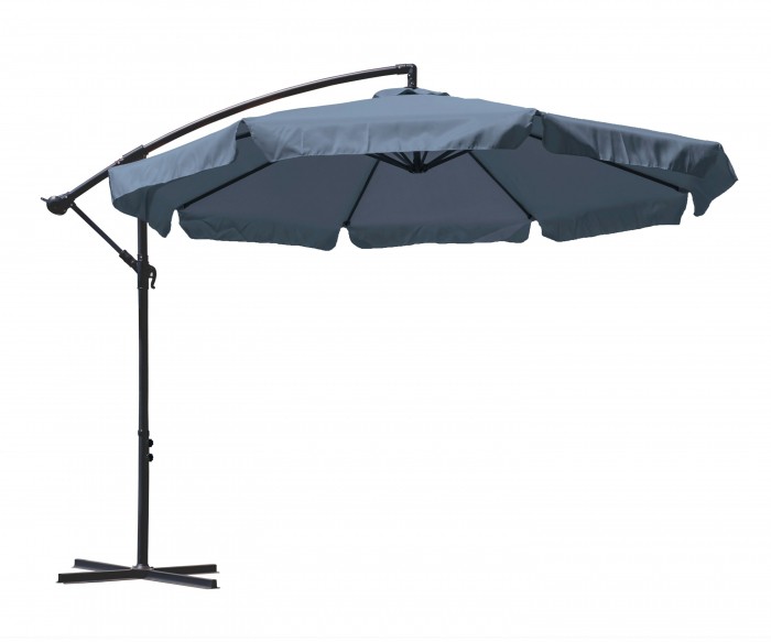 PARASOL OGRODOWY CZAPLA grafitowy