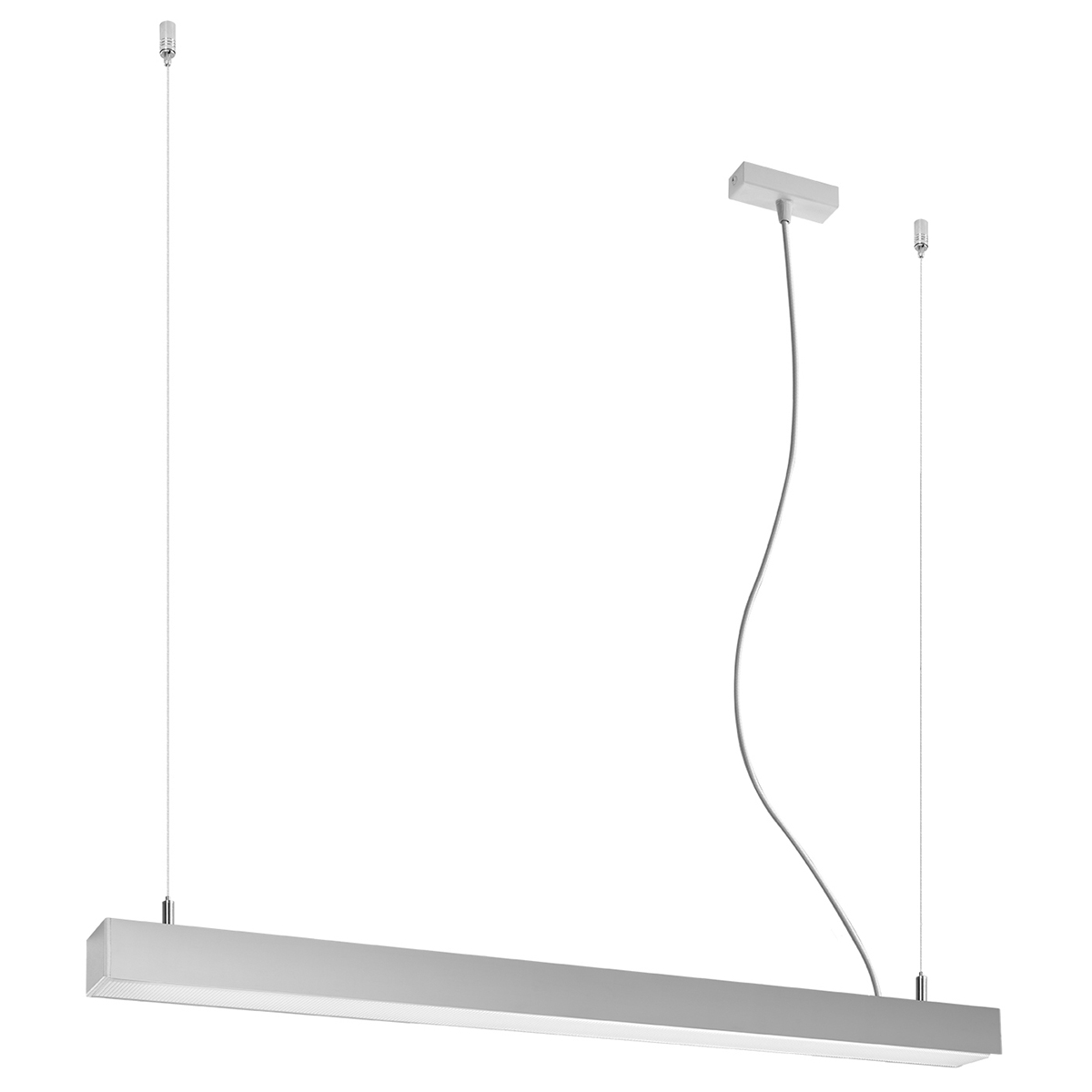 Lampa wisząca PINNE 90 szara 3000K 1xLED