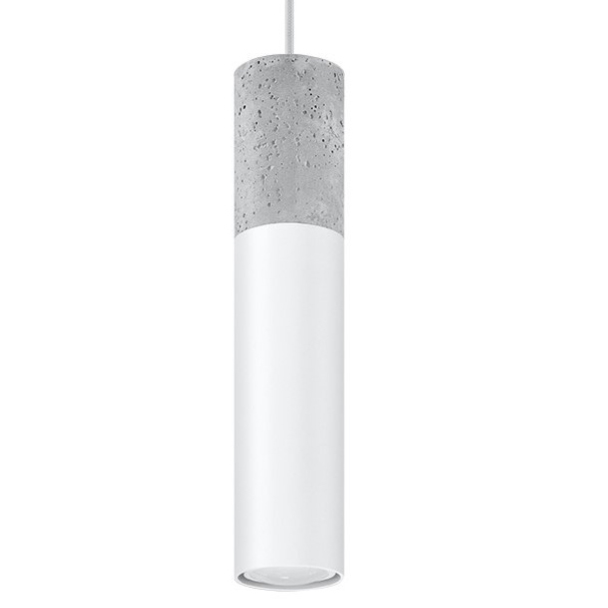 Lampa wisząca BORGIO 1 biały 1xGU10