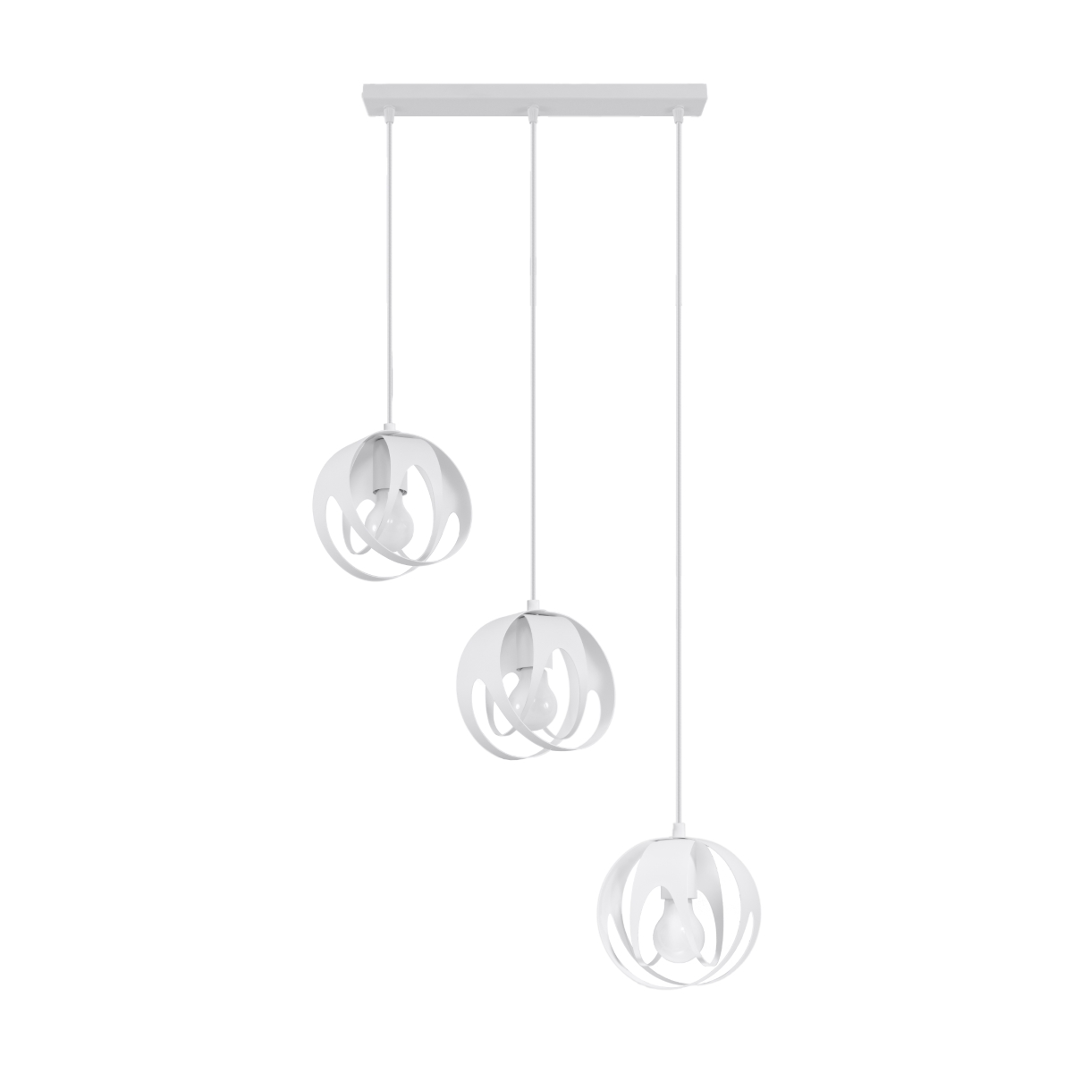 Lampa wisząca TULOS 3L biała 3xE27