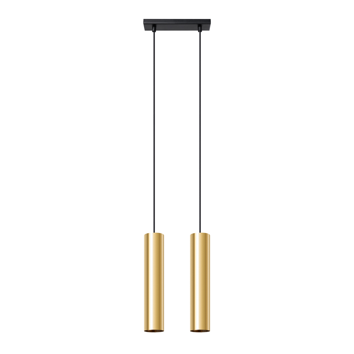 Lampa Wisząca LAGOS 2 złoty połysk 2xGU10
