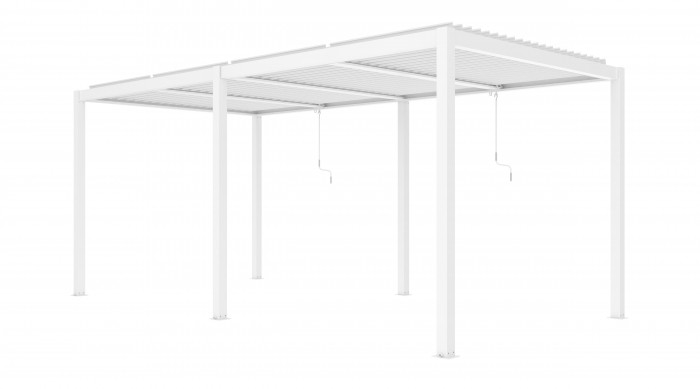 Pergola LUXE 5.8x3m biała z LED