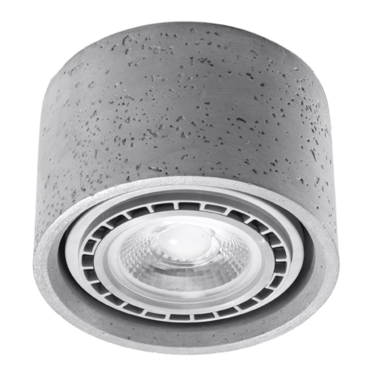 Lampa sufitowa BASIC 1 beton 1xGU10