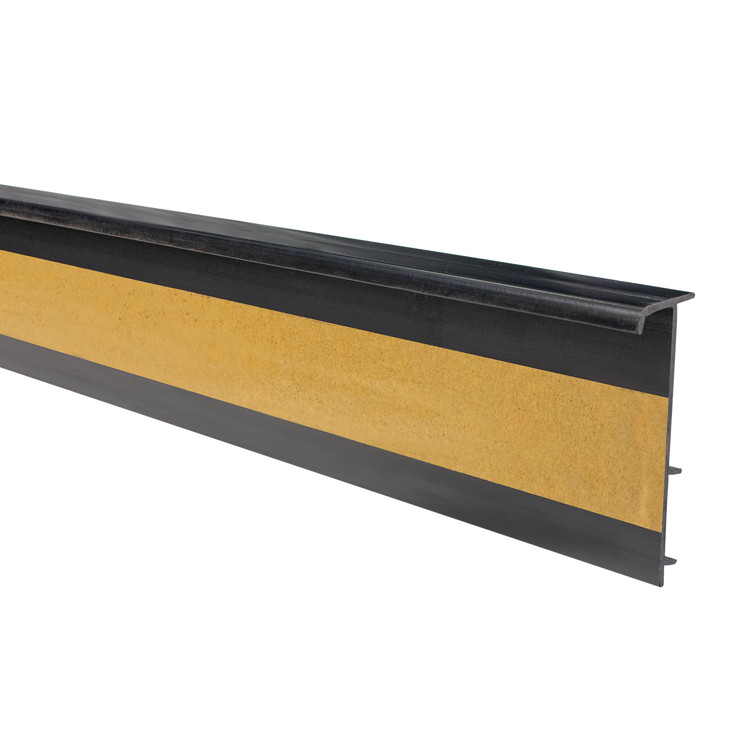 Listwa przyścienna ożebrowana 2,5m/50mm czarna