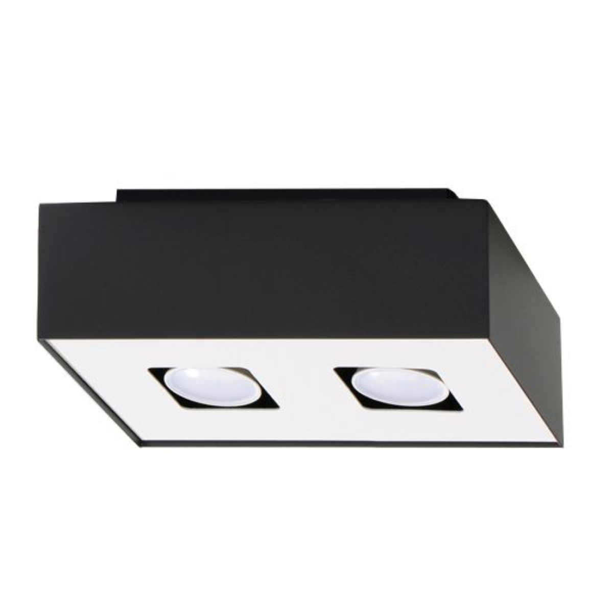 Lampa sufitowa MONO 2 czarny 2xGU10