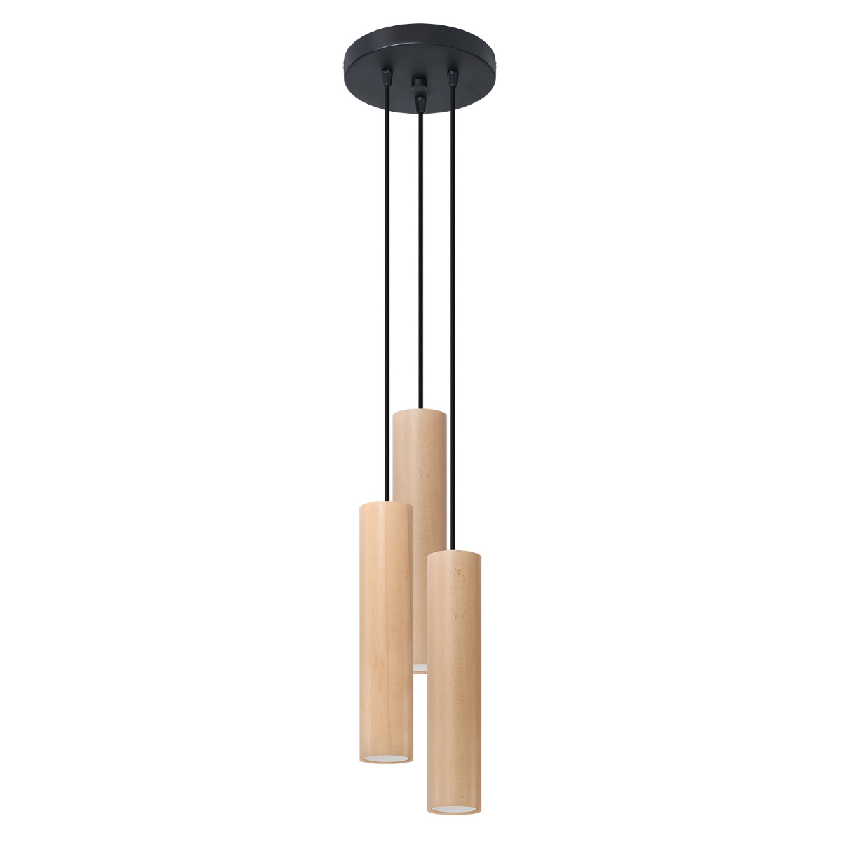 Lampa wisząca LINO 3P drewno 3xGU10